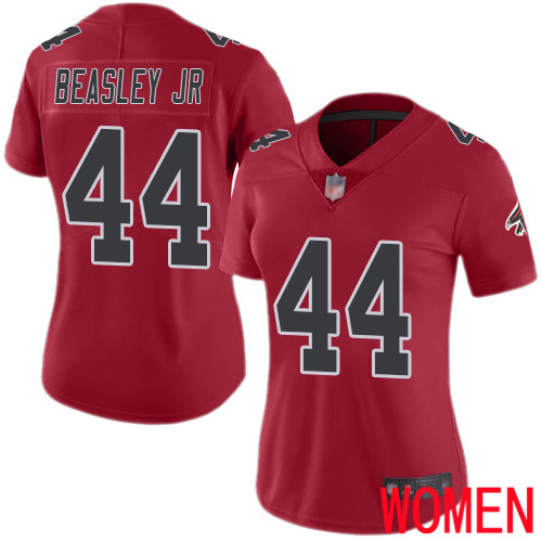 Atlanta Falcons Limited Red Women Vic Beasley Jersey NFL Football 44 Rush Vapor Untouchable